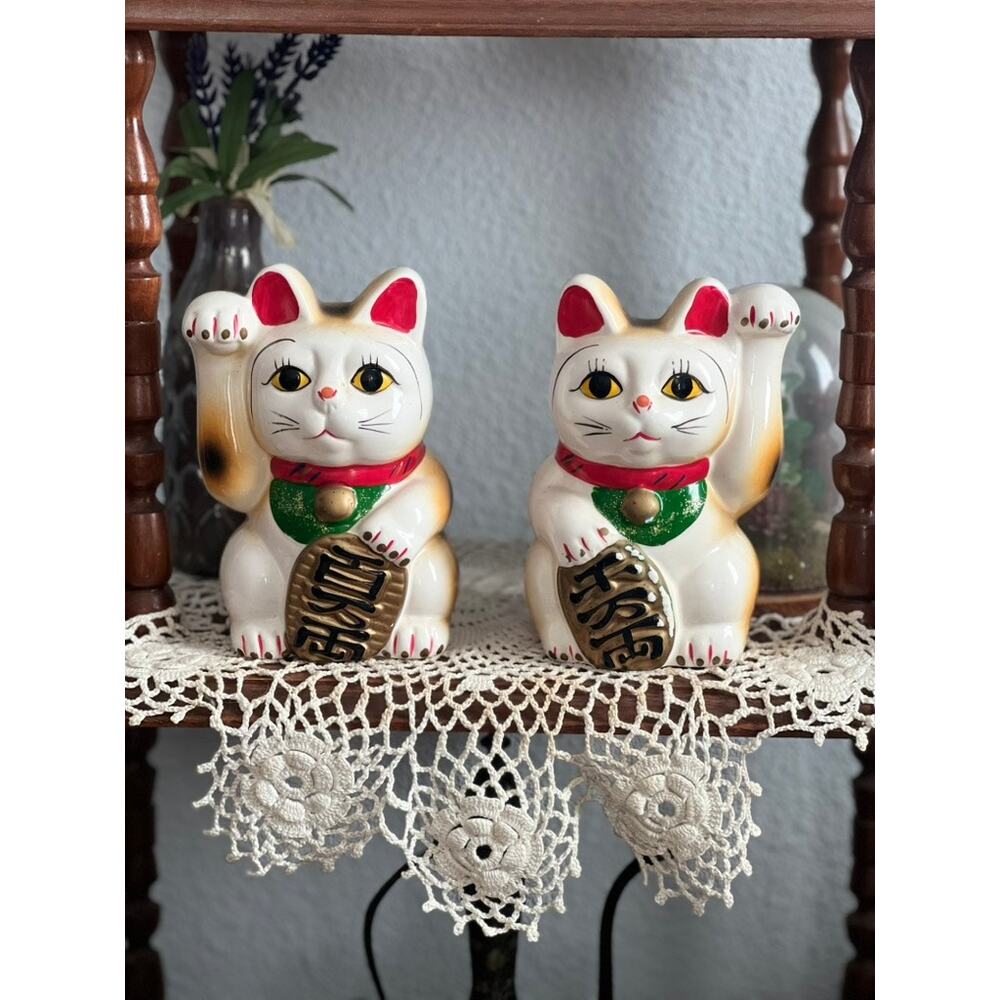 Vintage Maneki Neko Piggy Banks